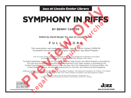 Symphony in Riffs image number null