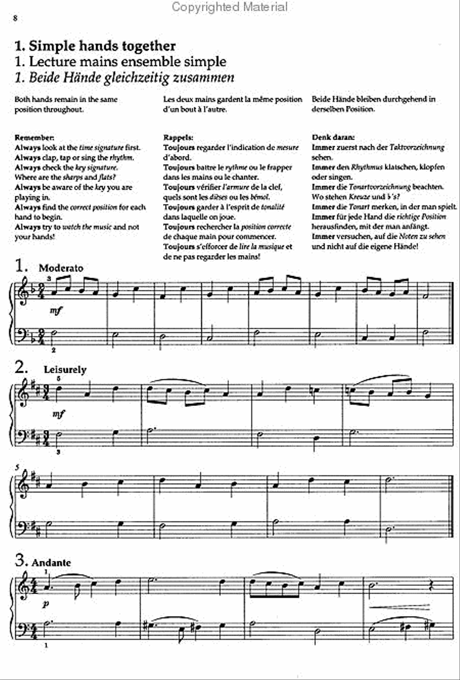Piano Sight-Reading, Vol. 2 Piano Solo scores gallery preview page 2