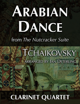 Book cover for Arabian Dance for Clarinet Quartet