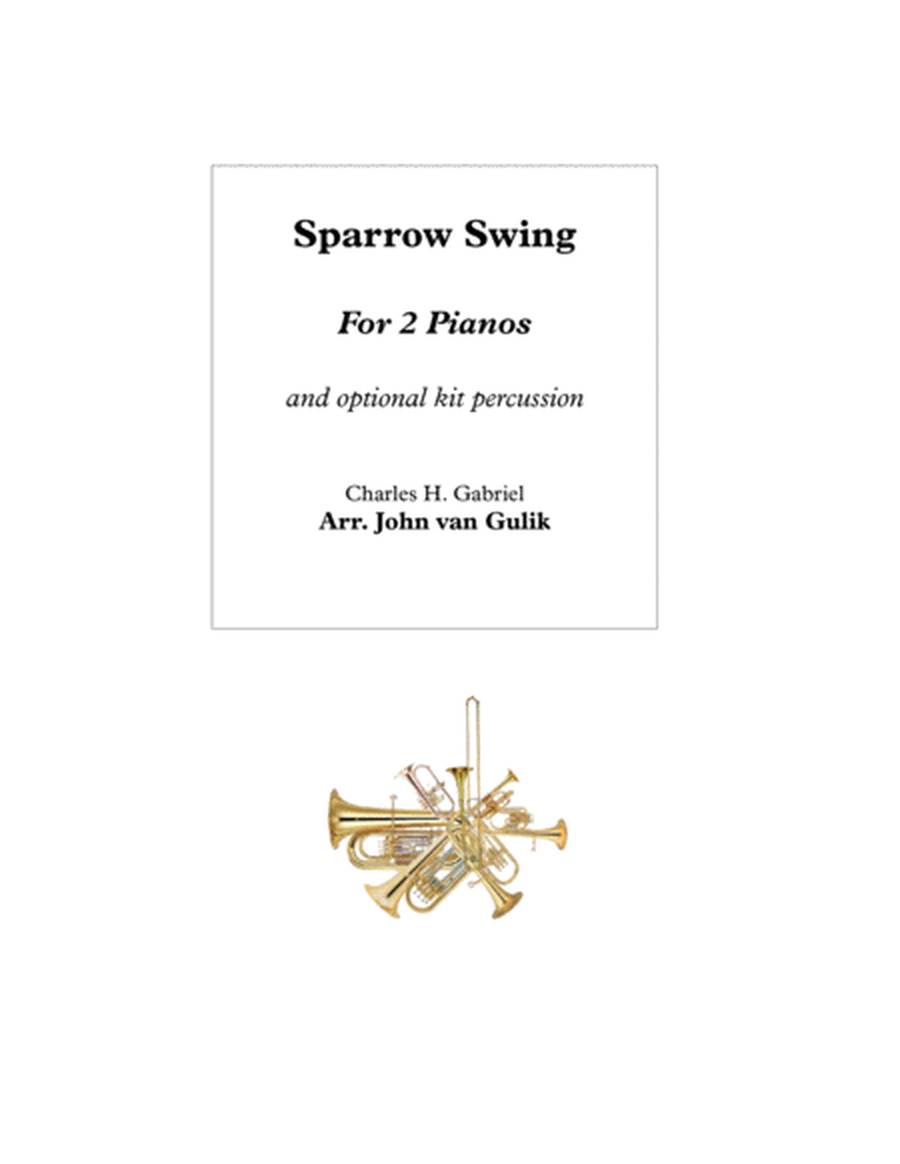 Sparrow Swing - for 2 Pianos plus optional percussion image number null