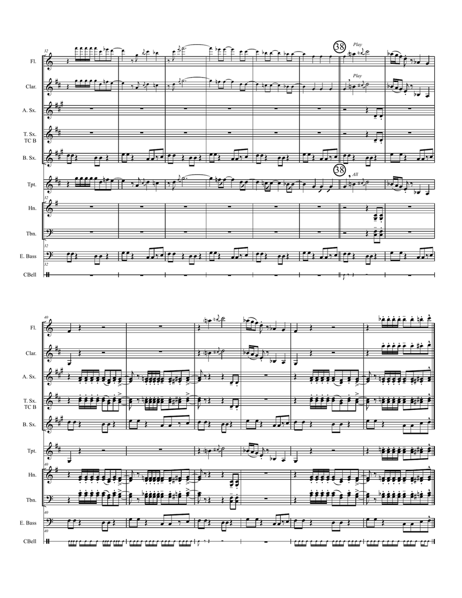 Grazing In The Grass Jazz Ensemble scores gallery preview page 4
