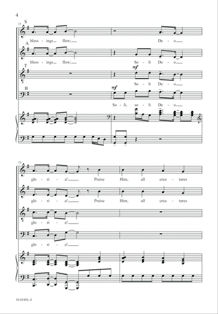 Soli Deo 4-Part scores gallery preview page 5
