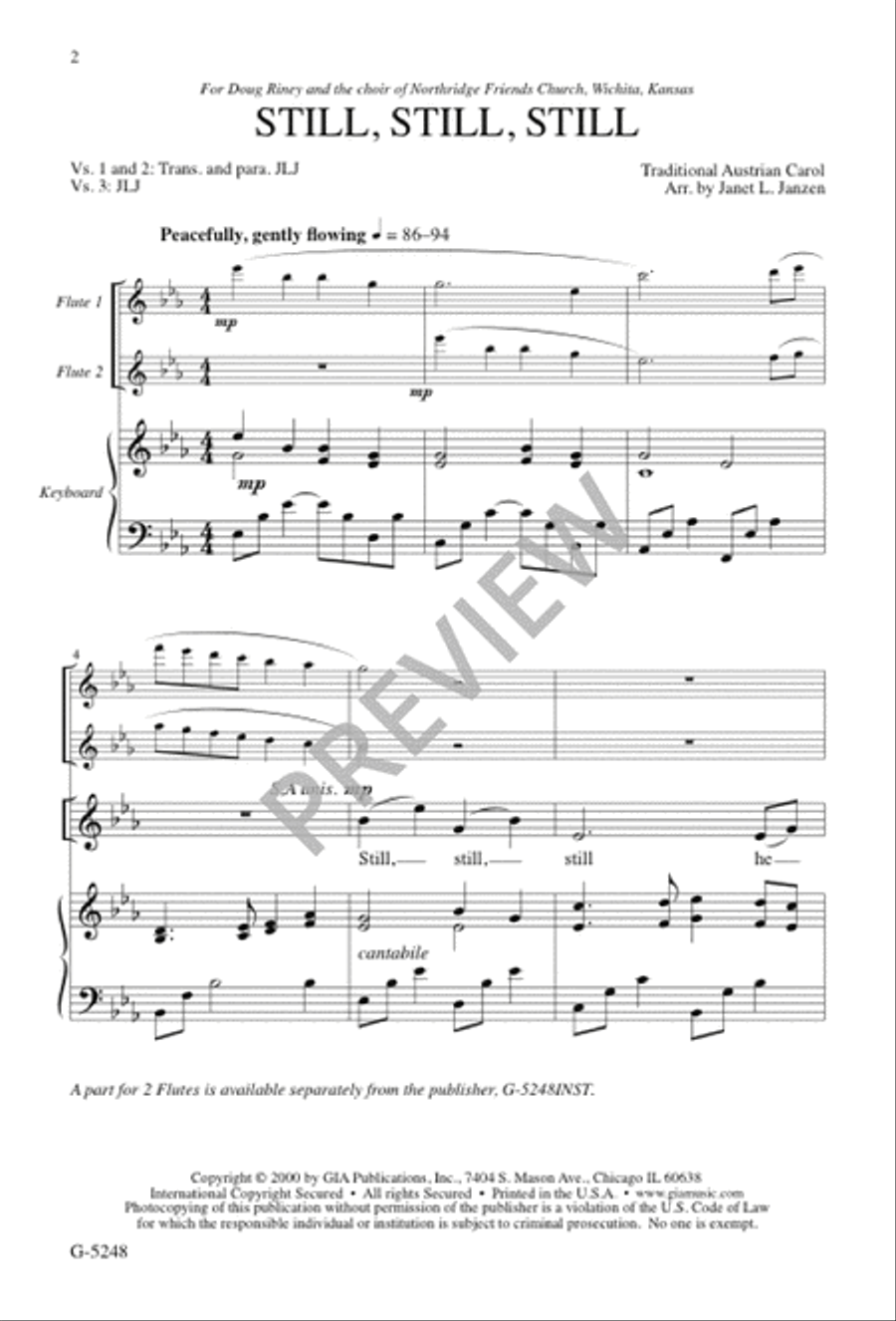 Still, Still, Still Still, Still, Still 4-Part scores gallery preview page 2