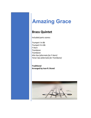 Amazing Grace (for brass quintet)