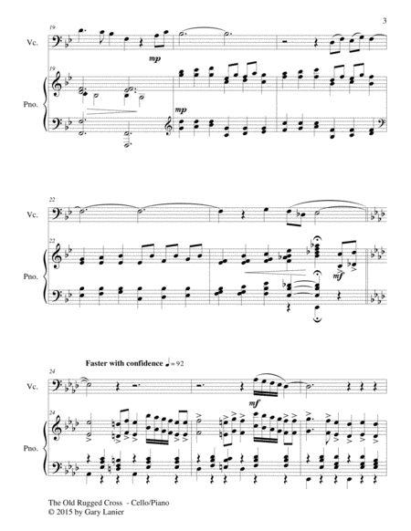 INSPIRATIONAL HYMNS Set 1 & 2 (Duets - Cello and Piano with Parts) image number null