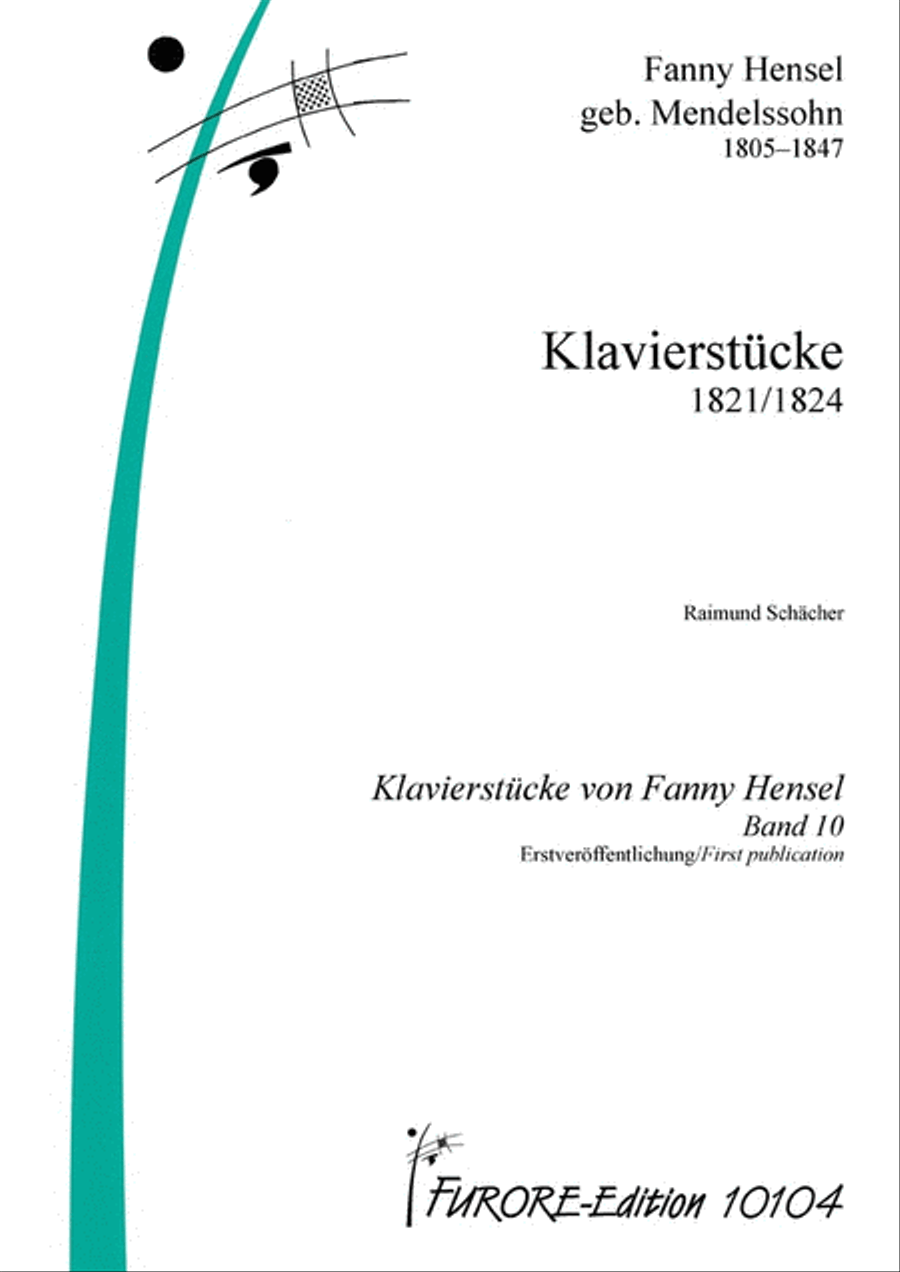 Klavierstucke 1821/1824 Piano Solo scores gallery preview page 1