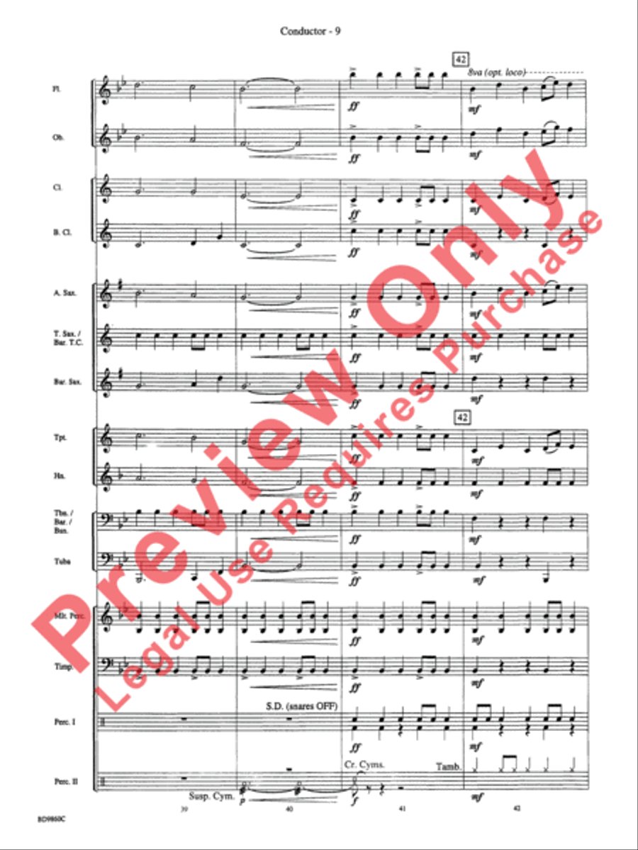 Quintilian Quintilian Concert Band scores gallery preview page 11