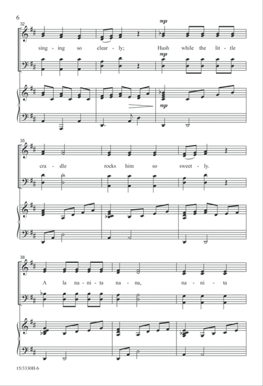 A la Nanita Nana 4-Part scores gallery preview page 6
