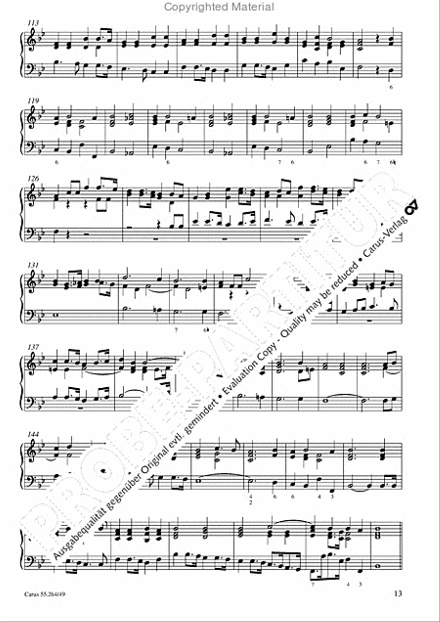 Israel in Egypt - Part I Organ scores gallery preview page 16