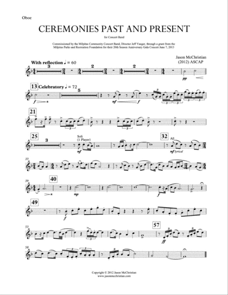 Ceremonies Past and Present - for Concert Band Concert Band scores gallery preview page 3