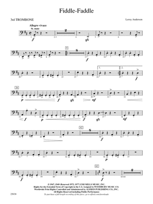 Fiddle-Faddle: 3rd Trombone