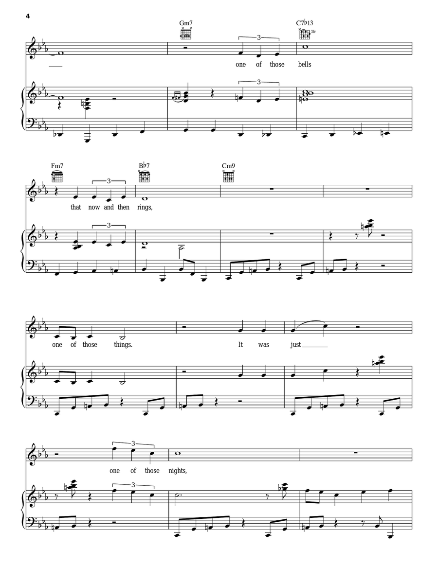 Just One Of Those Things Piano, Vocal, Guitar scores gallery preview page 4