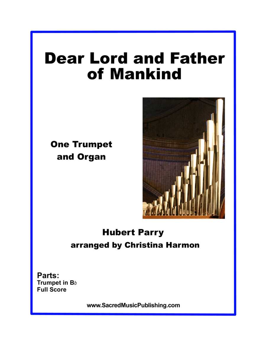 Dear Lord and Father of Mankind – One Trumpet and Organ Trumpet Duet scores gallery preview page 1