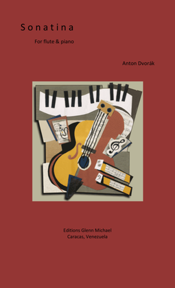 Book cover for Dvorak Sonatina for flute & piano