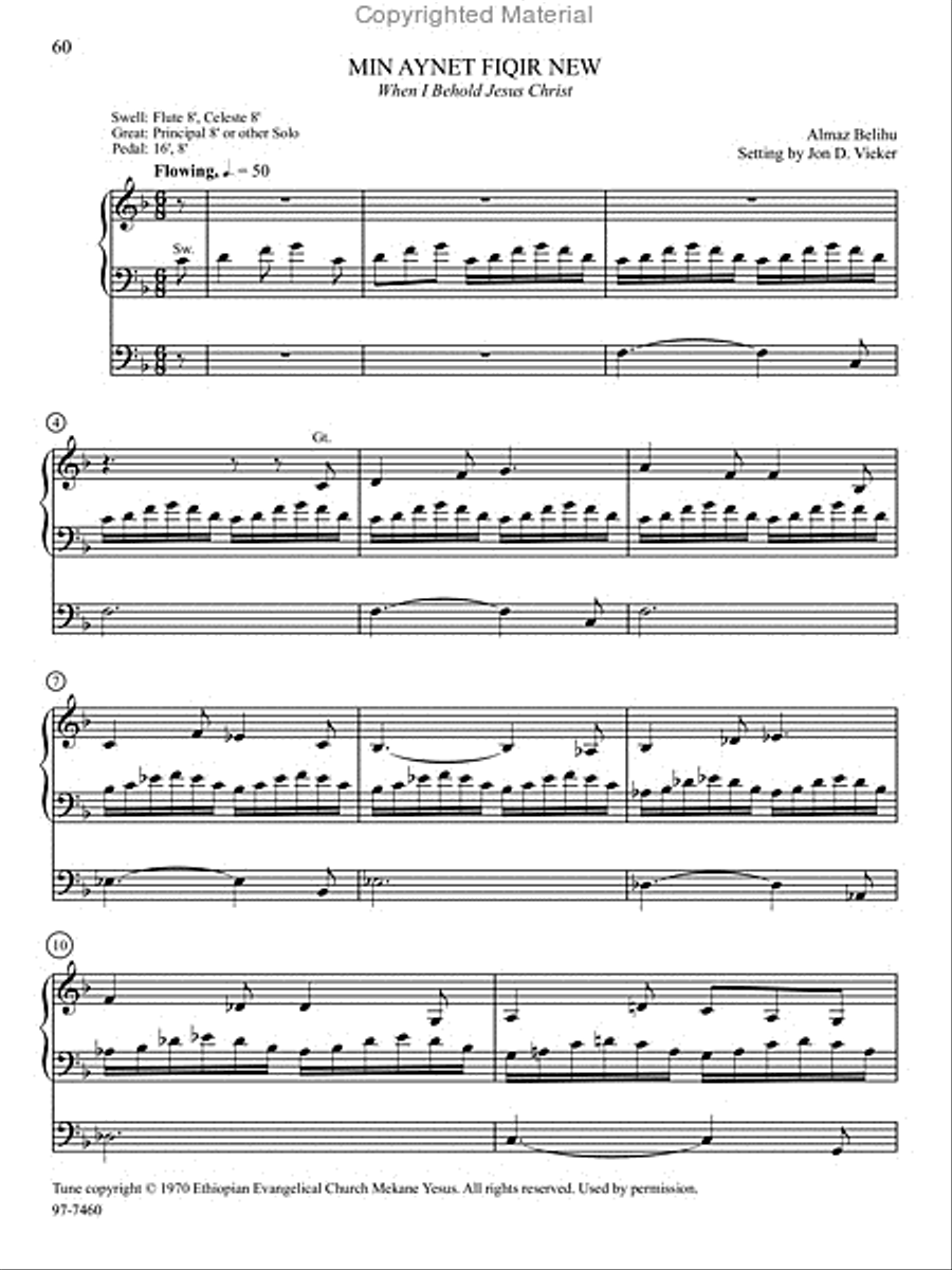 Hymn Prelude Library: Lutheran Service Book, Vol. 7 (M) Organ scores gallery preview page 8