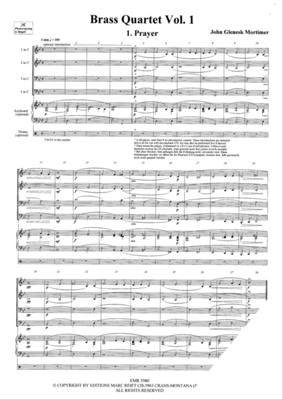 Quartets Volume 1 Quartets Volume 1 Brass Ensemble scores gallery preview page 3