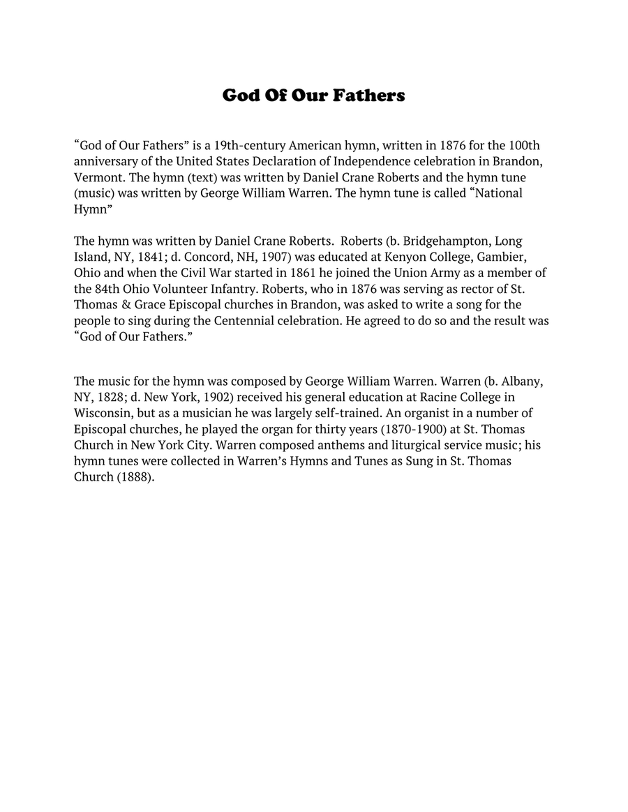 God Of Our Fathers for Brass Ensemble God Of Our Fathers for Brass Ensemble Brass Ensemble scores gallery preview page 2