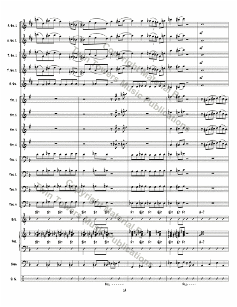 Unnumbered in the Front Unnumbered in the Front Jazz Ensemble scores gallery preview page 15