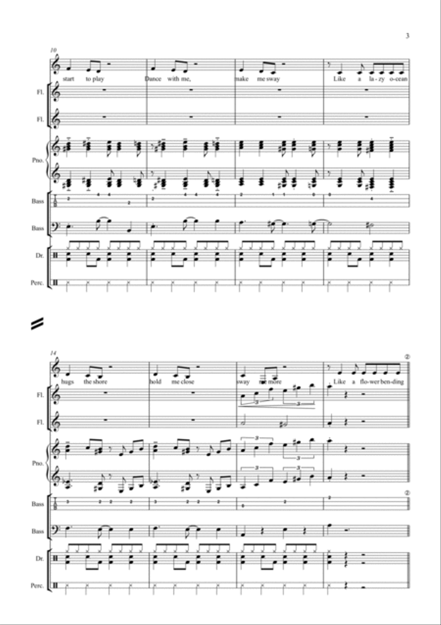 Sway (quien Sera) Sway (quien Sera) Jazz Ensemble scores gallery preview page 3