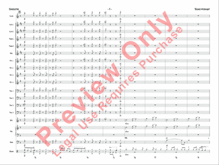 'Round Midnight Jazz Ensemble scores gallery preview page 12