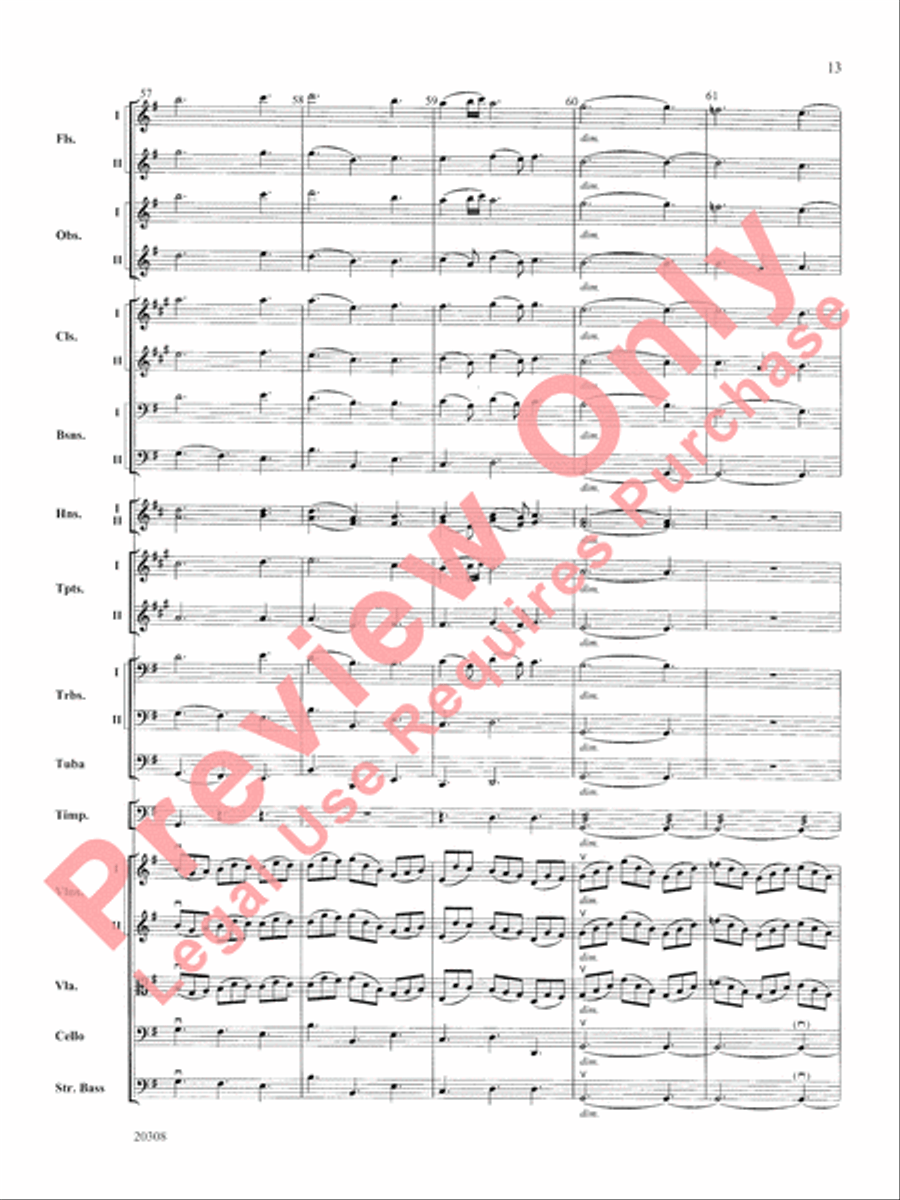 Jesu, Joy of Man's Desiring Full Orchestra scores gallery preview page 14