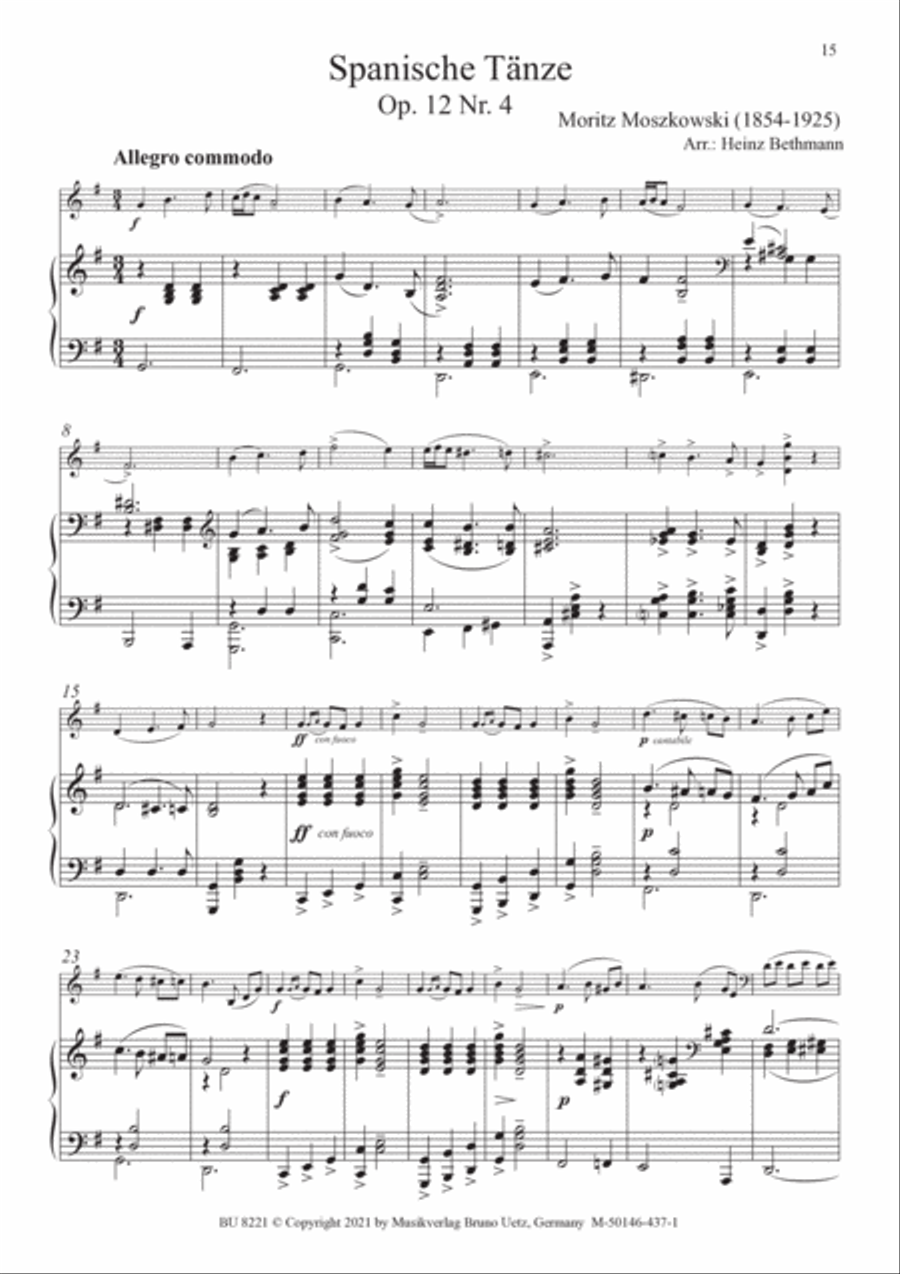 Spanish Dances Double Bass scores gallery preview page 6
