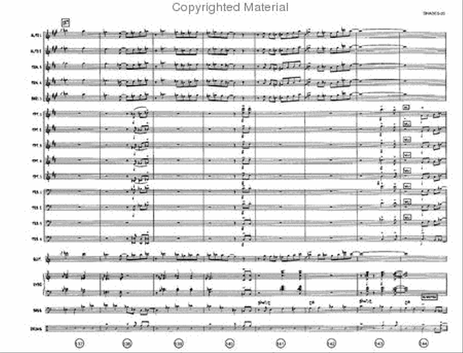 Shades On, Roof Down! Jazz Ensemble scores gallery preview page 19