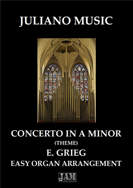 THEME FROM " CONCERTO IN A MINOR" (EASY ORGAN) - E. GRIEG image number null