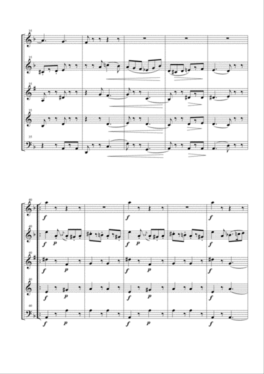 Funeral March of a Marionette for Woodwind Quintet Funeral March of a Marionette for Woodwind Quintet Woodwind Quintet scores gallery preview page 4