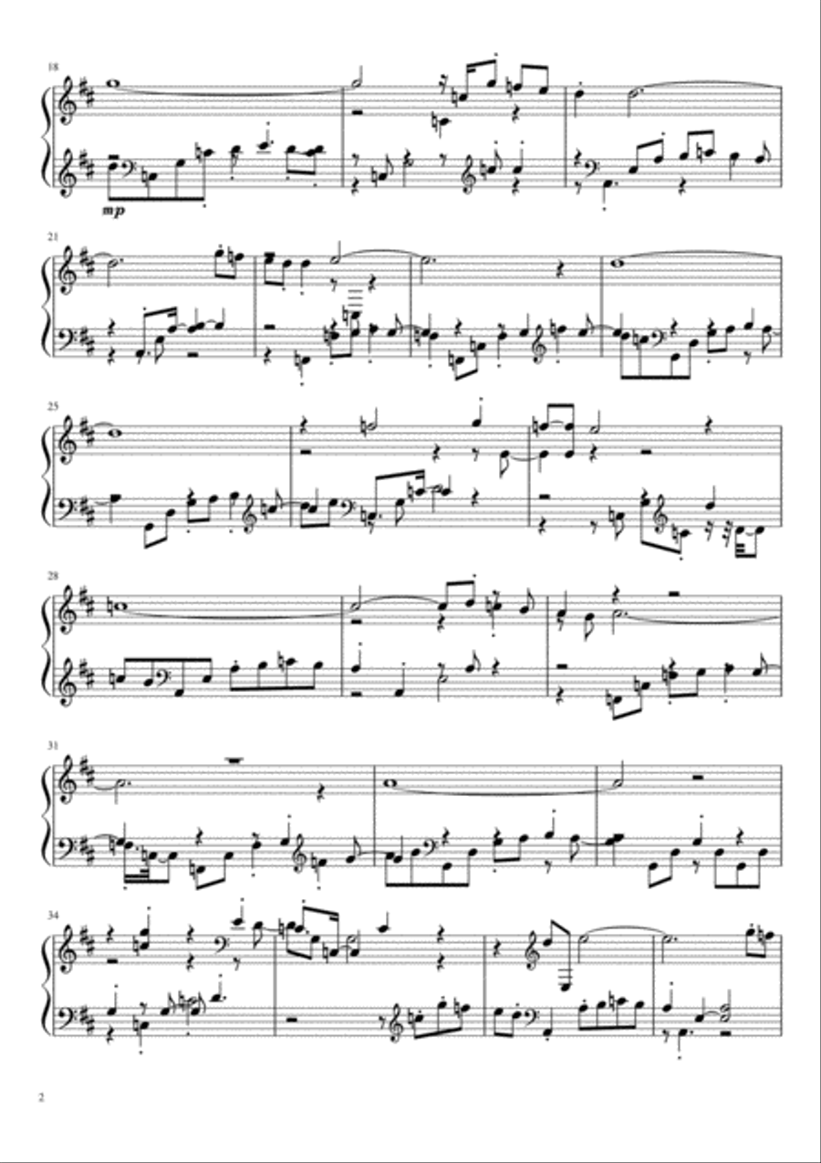 My Prayer (Little Inspiration) Piano Solo scores gallery preview page 2