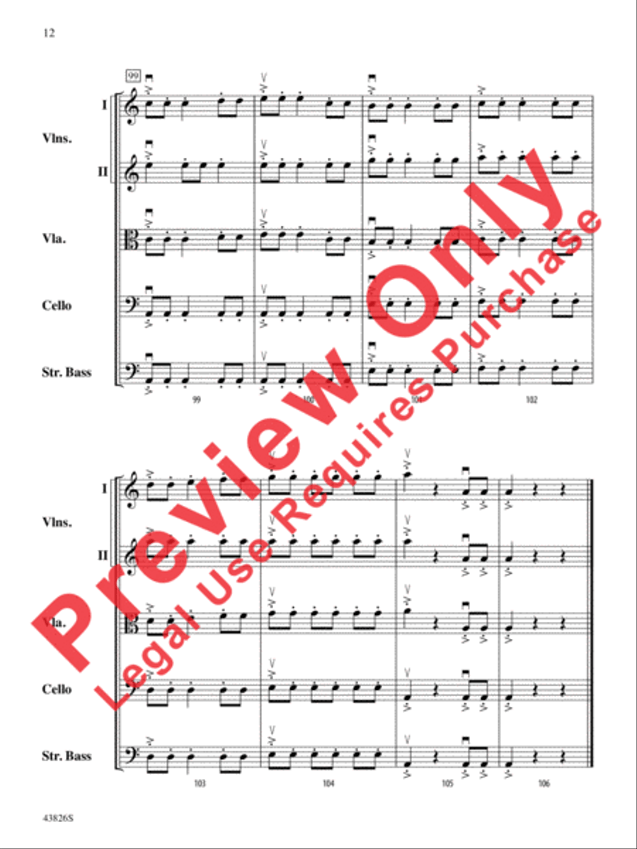 Iroquois Journey Iroquois Journey String Orchestra scores gallery preview page 13
