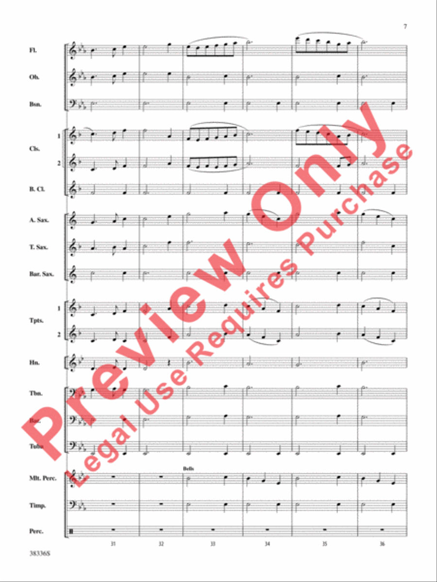 Ye Banks and Braes Concert Band scores gallery preview page 8