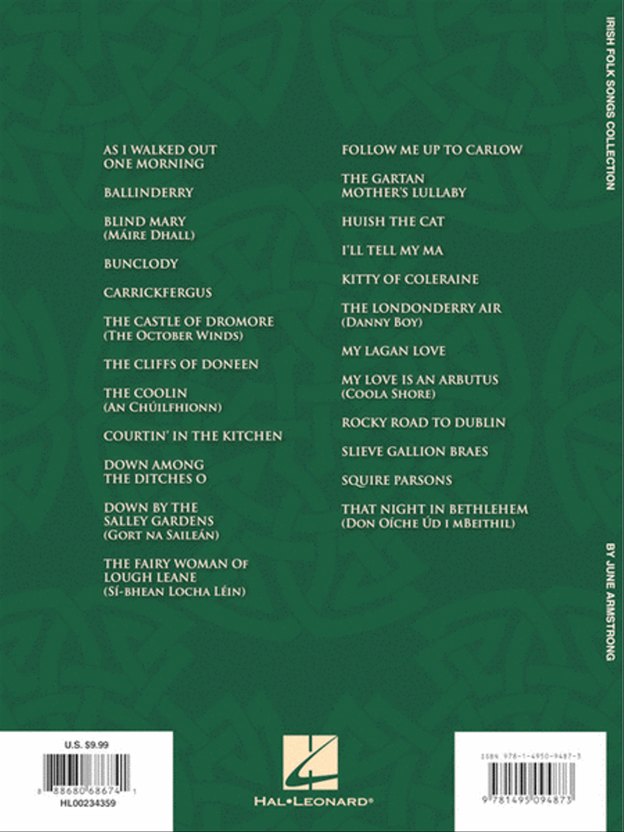 Irish Folk Songs Collection Piano Method scores gallery preview page 6