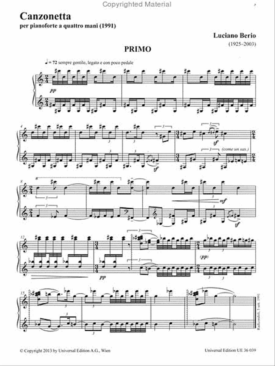 Canzonetta Chamber Music scores gallery preview page 2