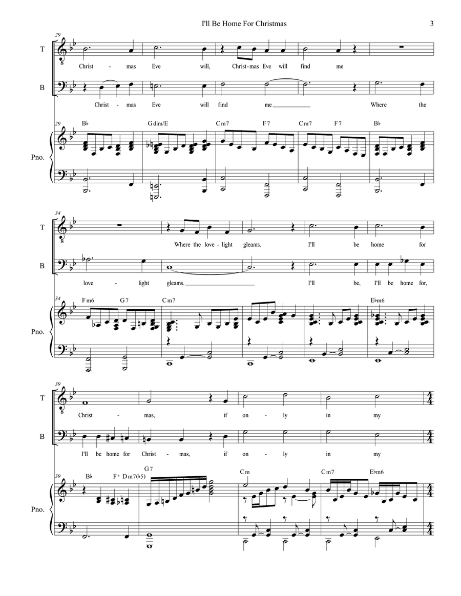 I'll Be Home For Christmas TB scores gallery preview page 3