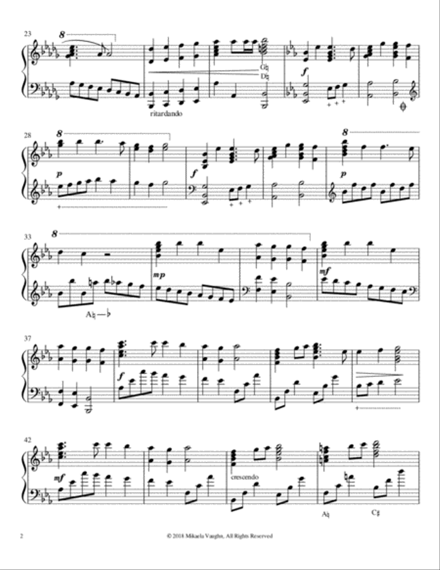 Angel Medley Harp scores gallery preview page 2