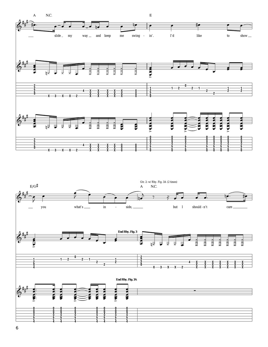 Jimi Thing Acoustic Guitar scores gallery preview page 6