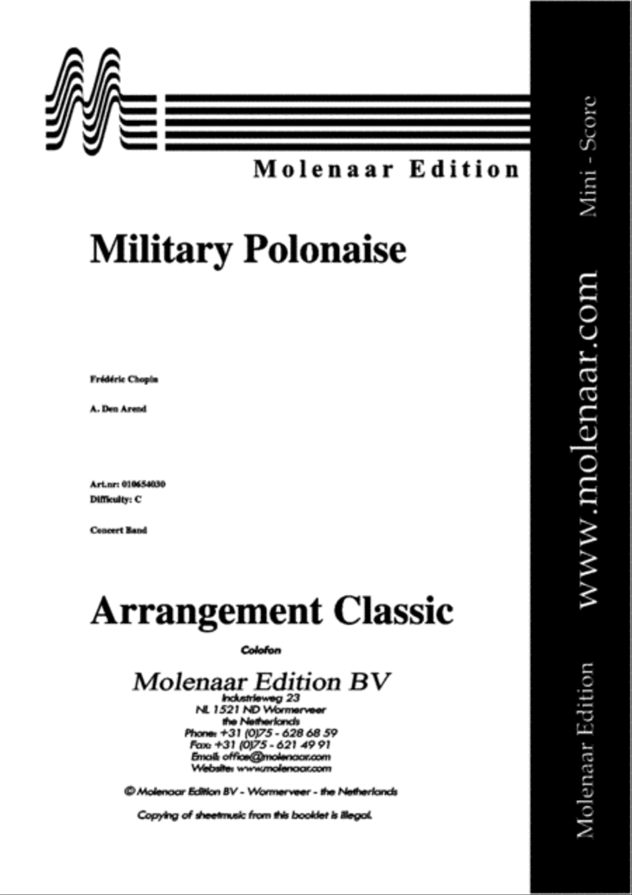 Military Polonaise Concert Band scores gallery preview page 2