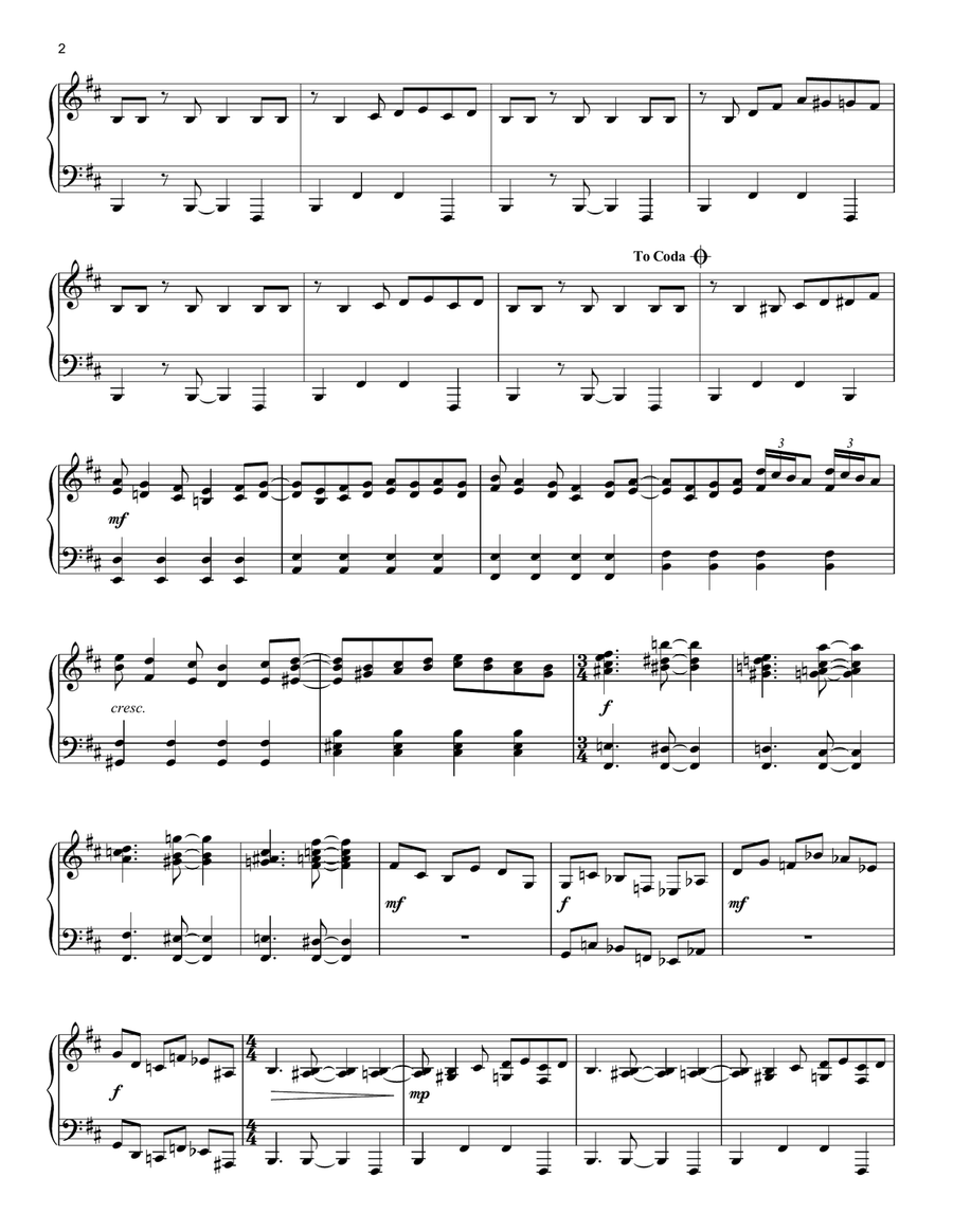 Escualo Piano Solo scores gallery preview page 2