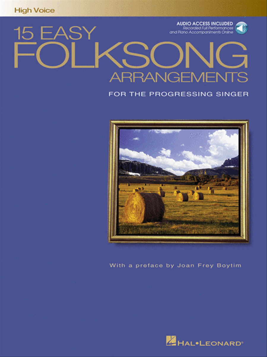 15 Easy Folksong Arrangements High Voice scores gallery preview page 1