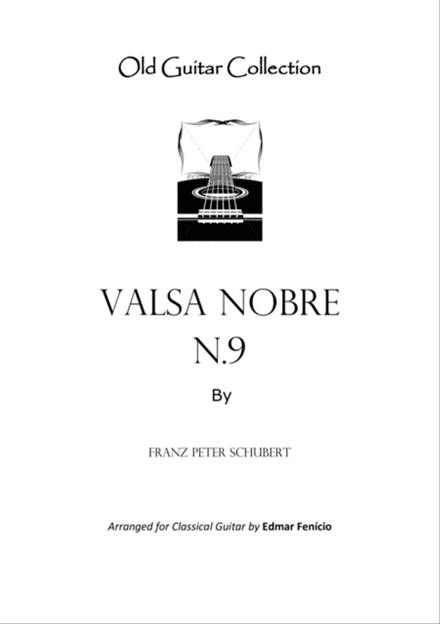 Valsa nobre n.9 Classical Guitar scores gallery preview page 1