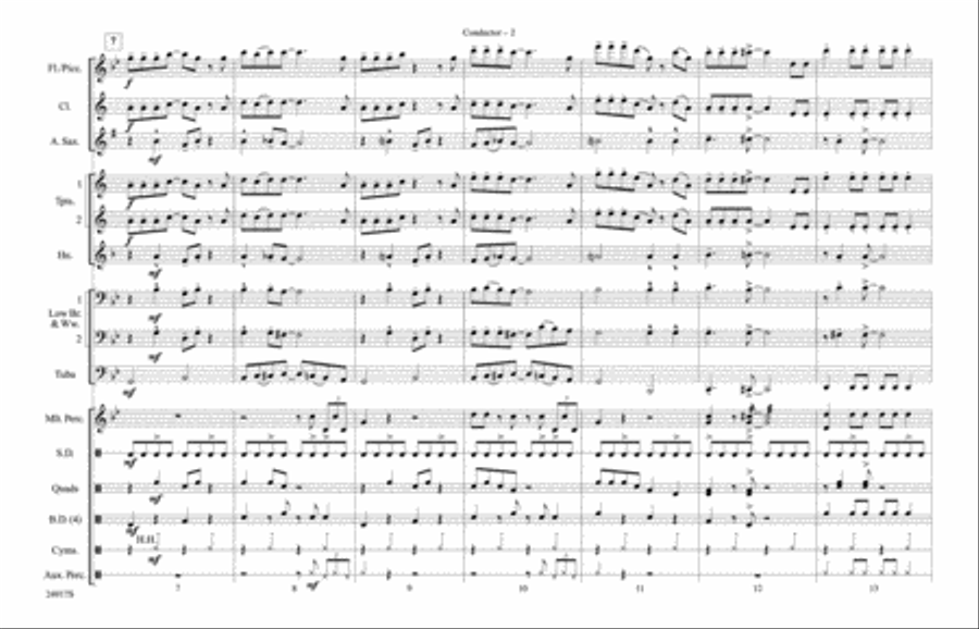 Remains of the Day (from Corpse Bride): Score Marching Band scores gallery preview page 2