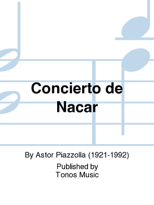 Book cover for Concierto de Nacar
