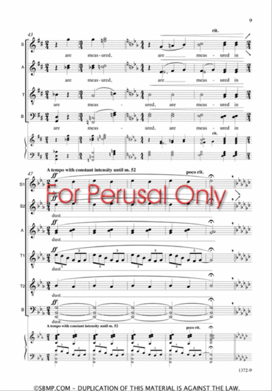 Infinity - SATB divisi Octavo Divisi scores gallery preview page 8