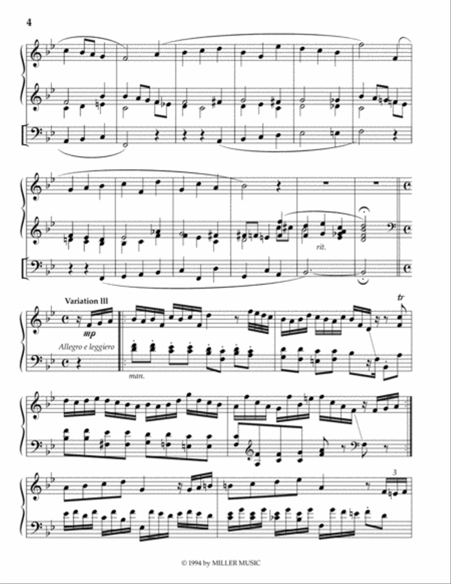 O Worship the King O Worship the King Organ scores gallery preview page 4