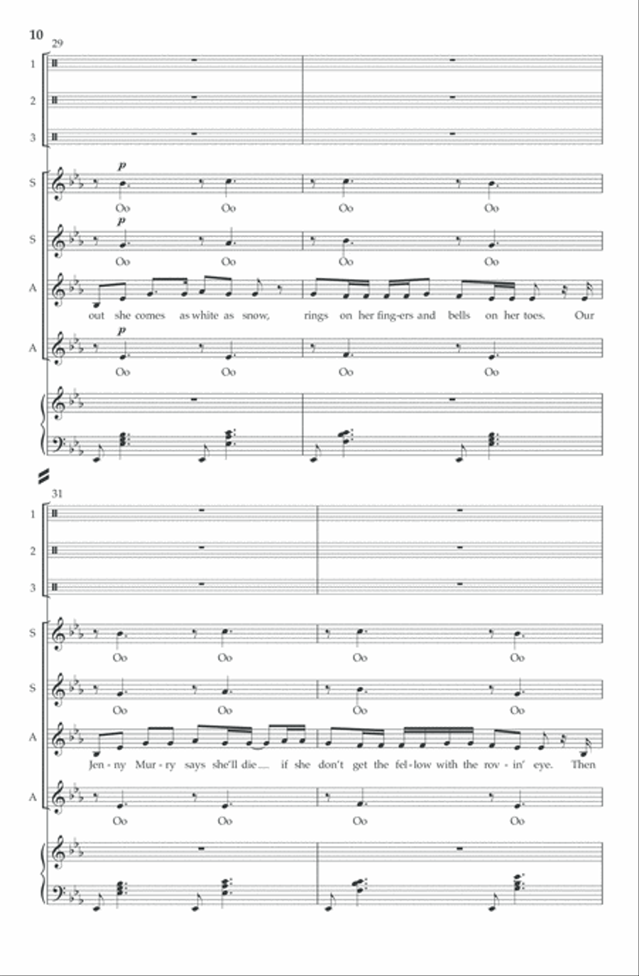 I'll Tell My Ma (SSAA) SSAA scores gallery preview page 11