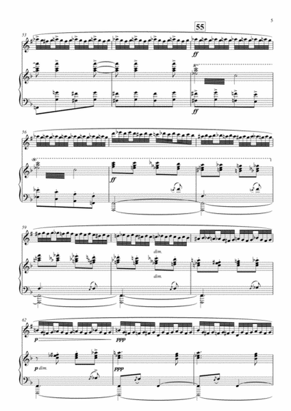 Le Api arranged for Soprano Saxophone and Piano image number null