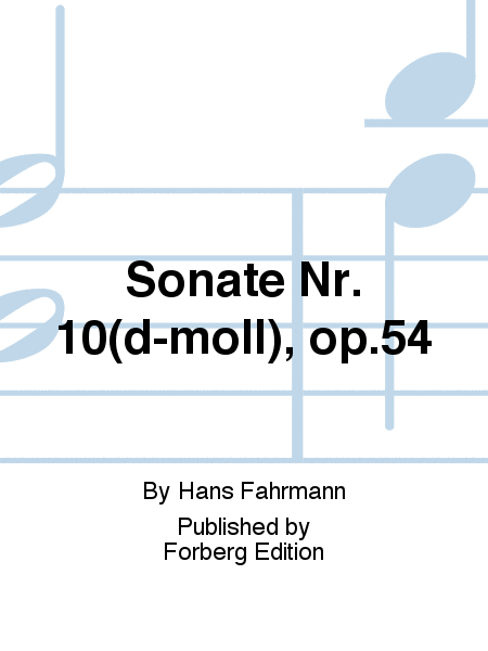 Sonate Nr. 10(d-moll), op.54