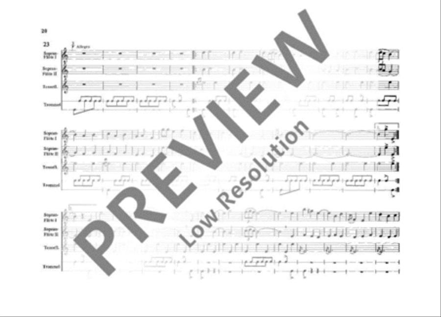 Pieces for Recorder and Drum Recorder scores gallery preview page 21