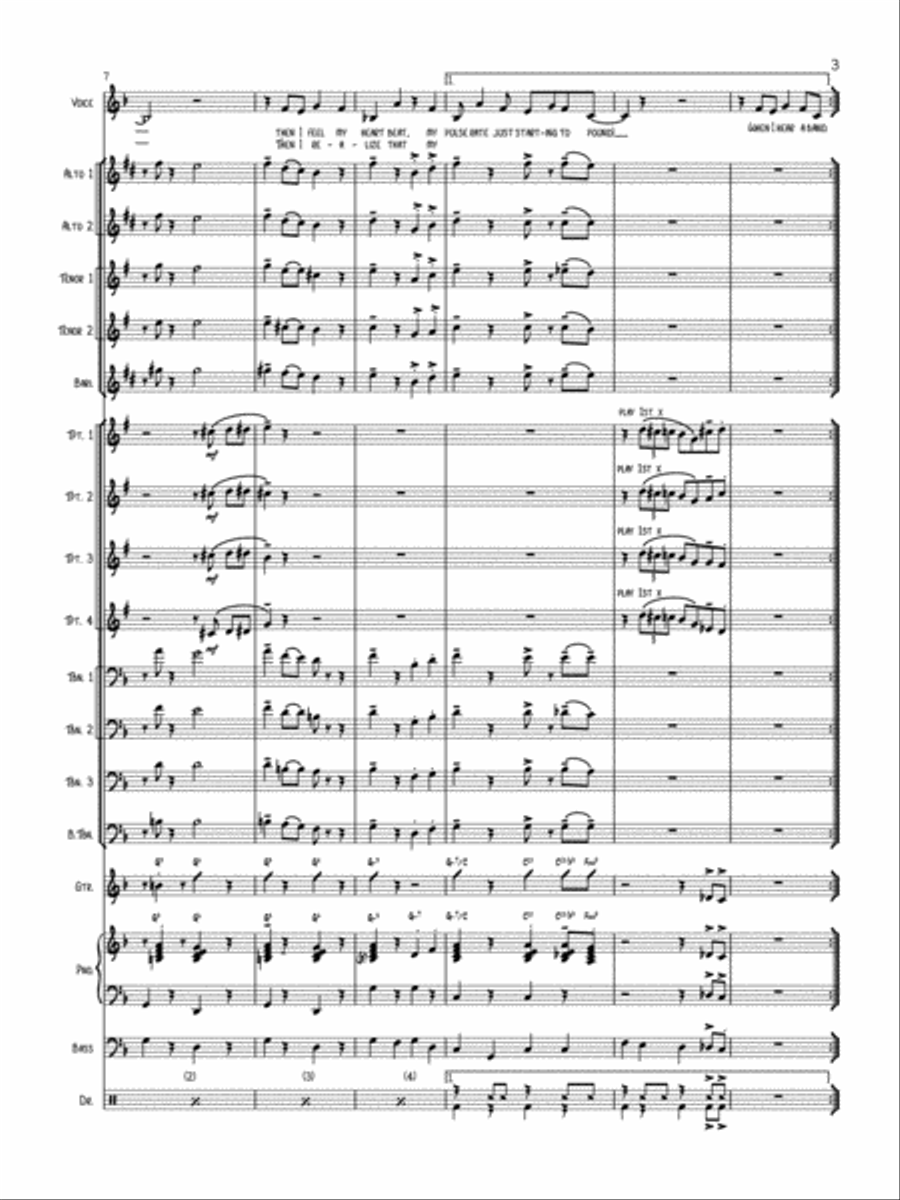 When I Hear a Band Jazz Ensemble scores gallery preview page 3